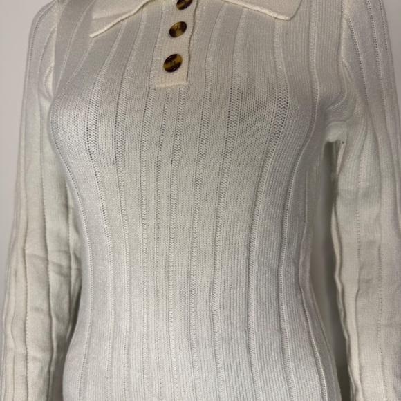 MISSGUIDED Ribbed Knit Mini Dress With Fringe Winter Long Sleeve Turtleneck - Picture 7 of 7